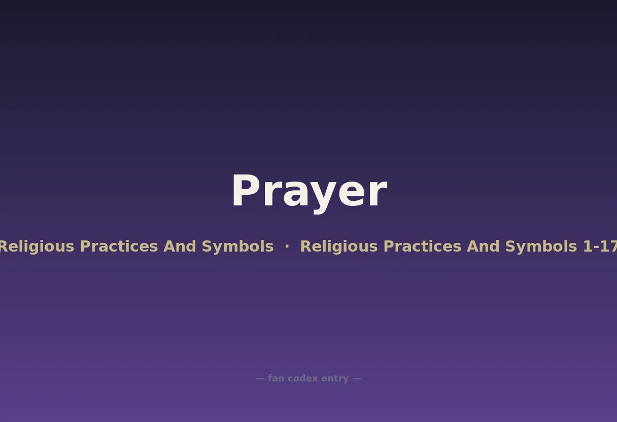 Prayer